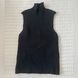 TRUTH Black Turtleneck Tank